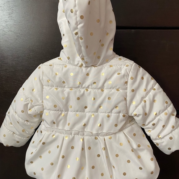 Little Me winter puffer coat - Picture 3 of 4